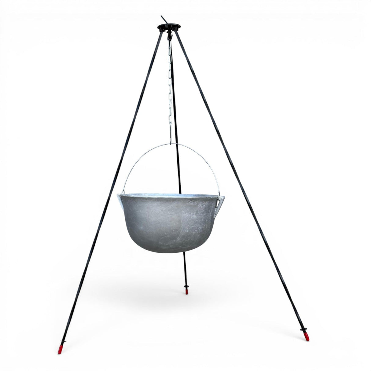 Suport pentru ceaun| Trepied reglabil| lant si carlig| 120 cm inaltime - BUZ.RO