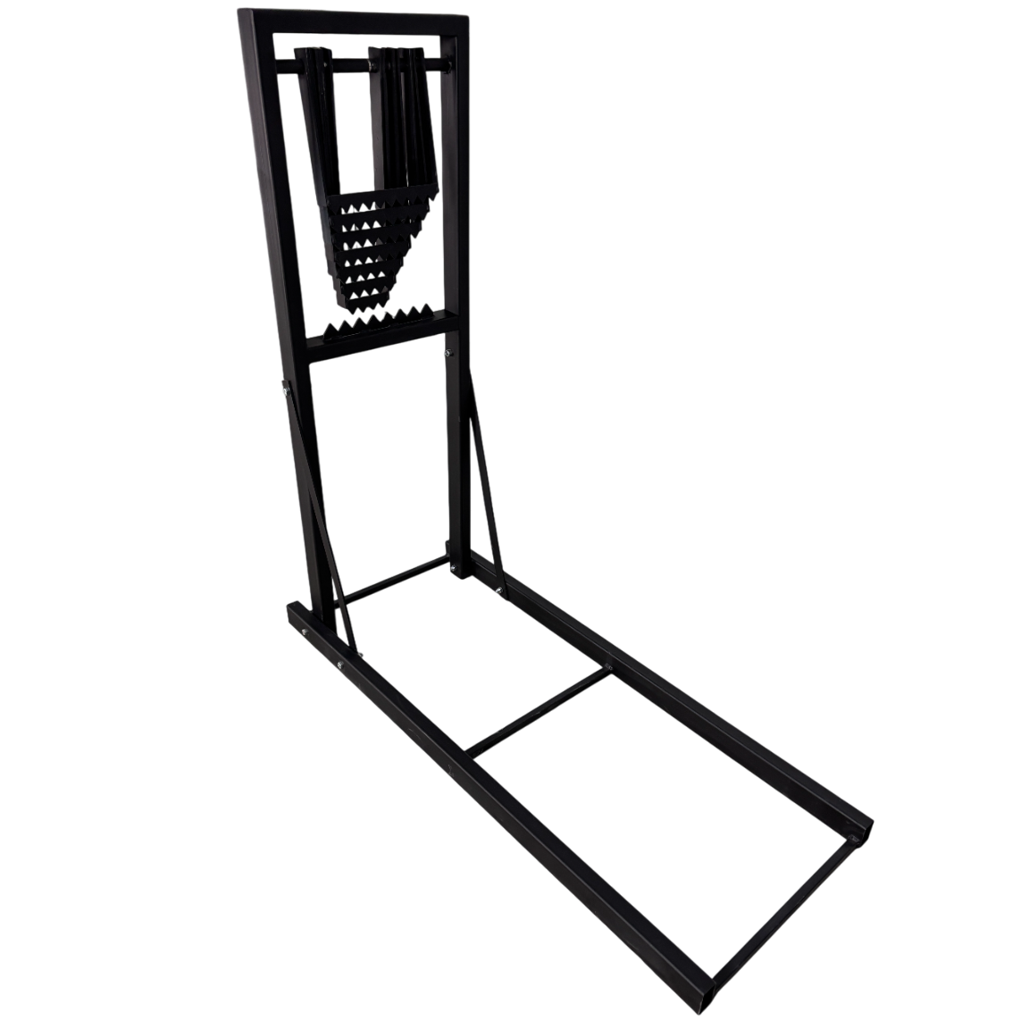 Suport pentru taiat lemne/ busteni, metal, pentru drujbe, 115x117 cm