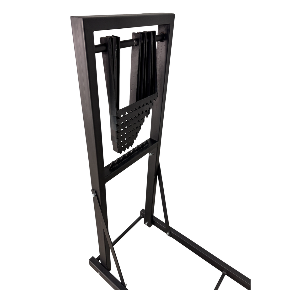 Suport pentru taiat lemne/ busteni, metal, pentru drujbe, 115x117 cm