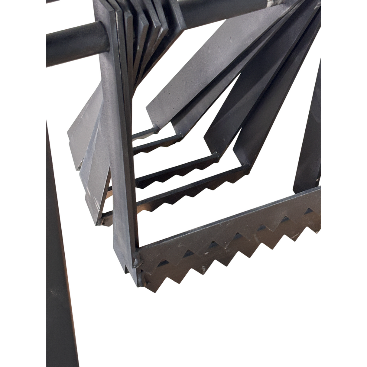 Suport pentru taiat lemne/ busteni, metal, pentru drujbe, 115x117 cm