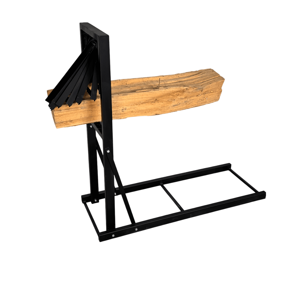 Suport pentru taiat lemne/ busteni, metal, pentru drujbe, 115x117 cm - BUZ.RO