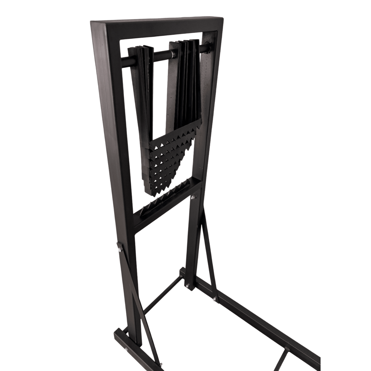 Suport pentru taiat lemne/ busteni, metal, pentru drujbe, 115x117 cm - BUZ.RO