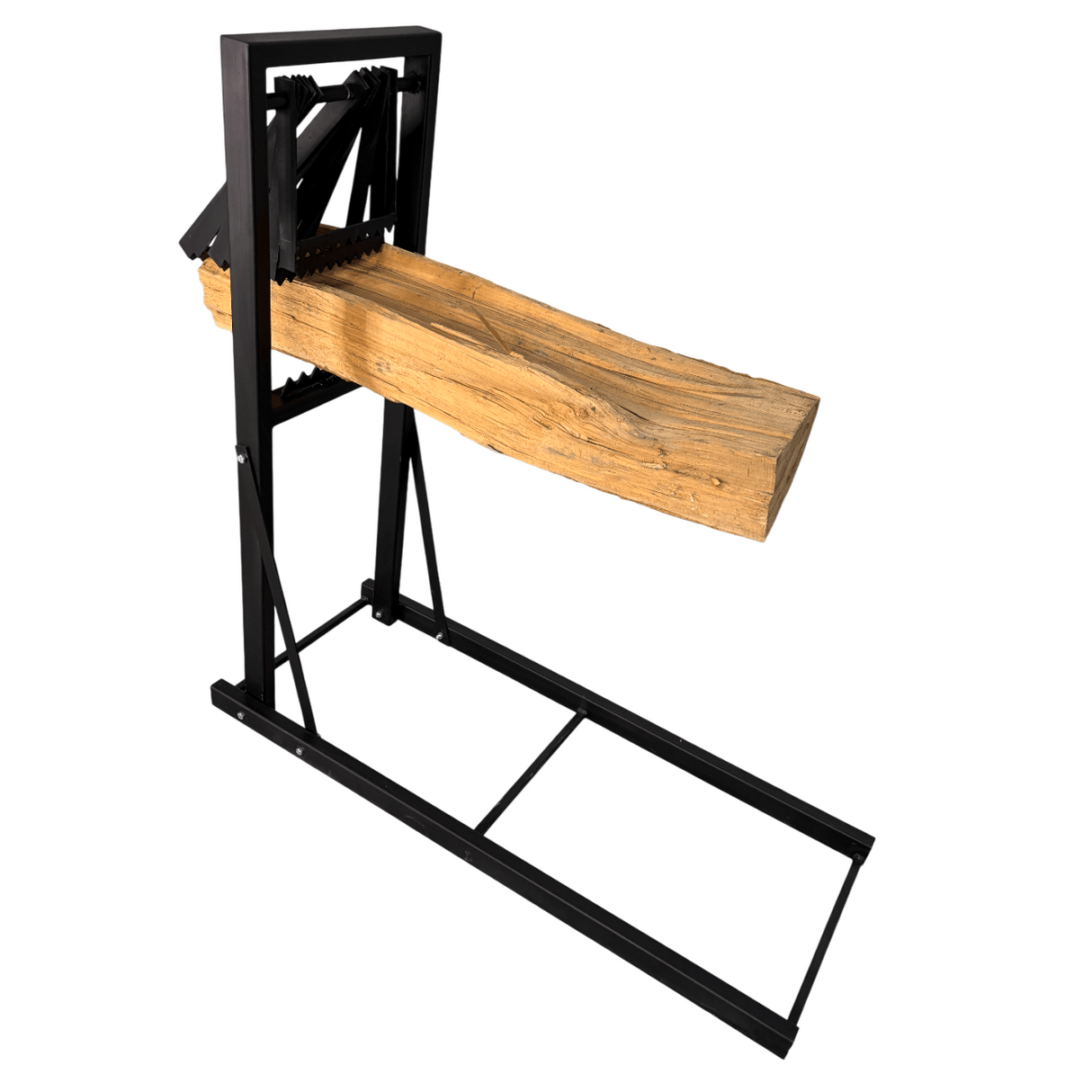 Suport pentru taiat lemne/ busteni, metal, pentru drujbe, 115x117 cm - BUZ.RO