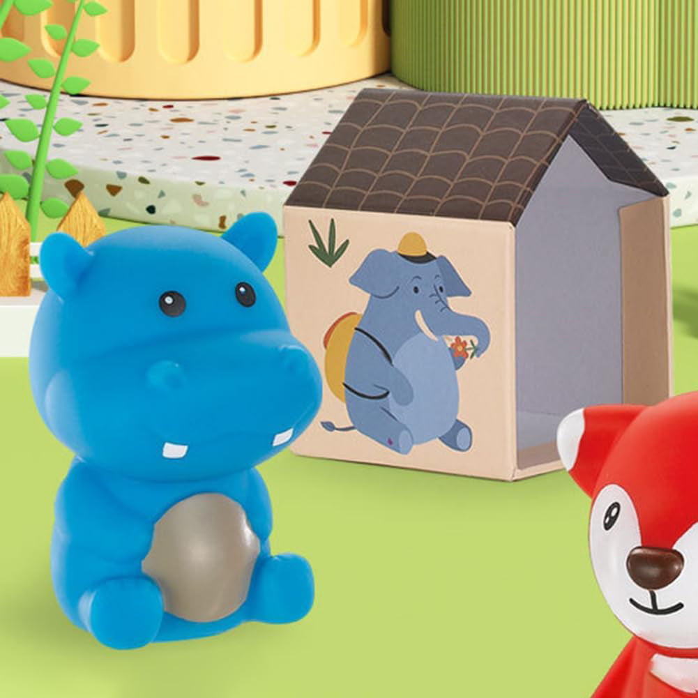 Turn Montessori, 6 cuburi din carton, cuburi stivuibile, cu forme, cifre si animale, 3 ani