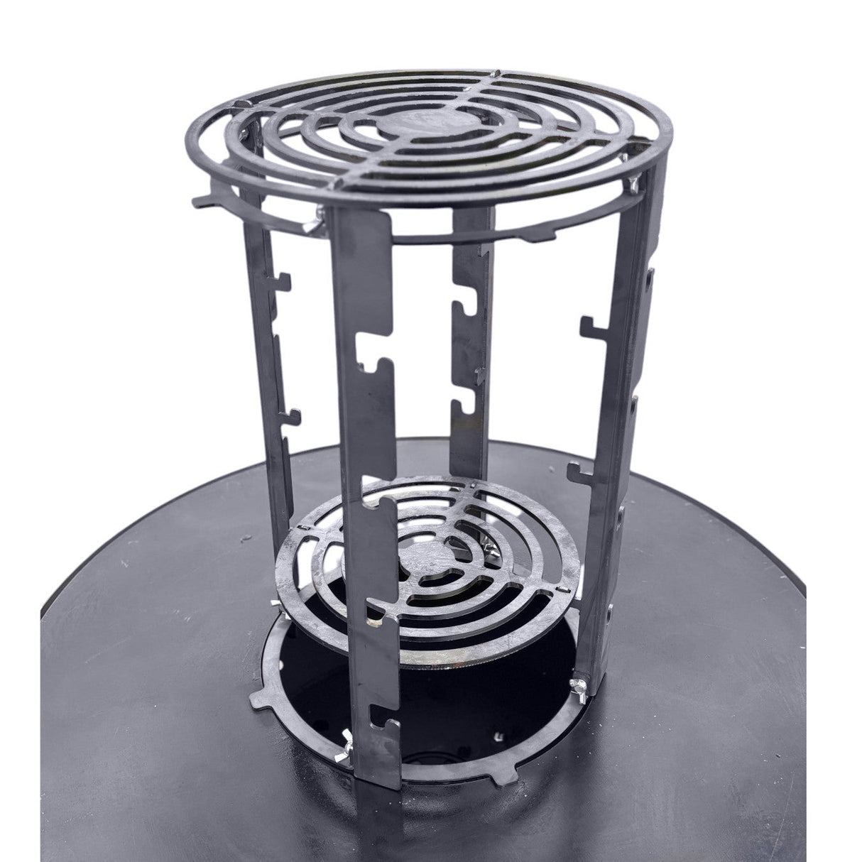 Turnulet pentru afumat |afumatoare mobila pentru firepit| coacere lenta| 4 nivele| - BUZ.RO