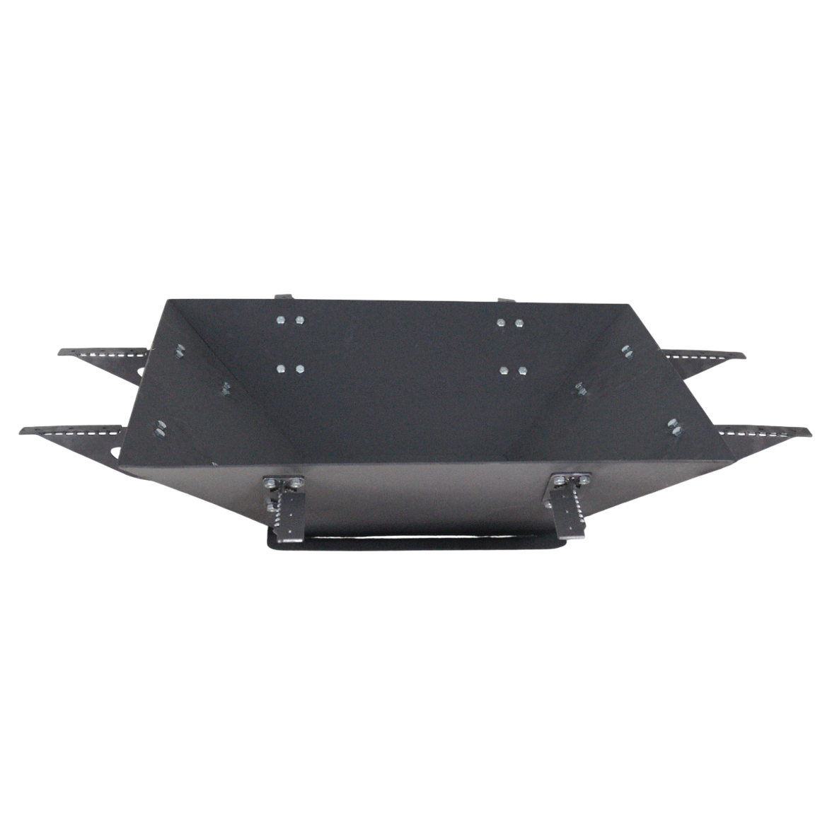 Firepit, plita gratar cu focar, plita incorporabila cu suport ceaun/disc, 75x75 cm+ grill