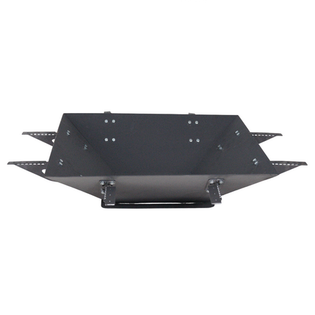 Firepit, plita gratar cu focar, plita incorporabila cu suport ceaun/disc, 75x75 cm+ grill