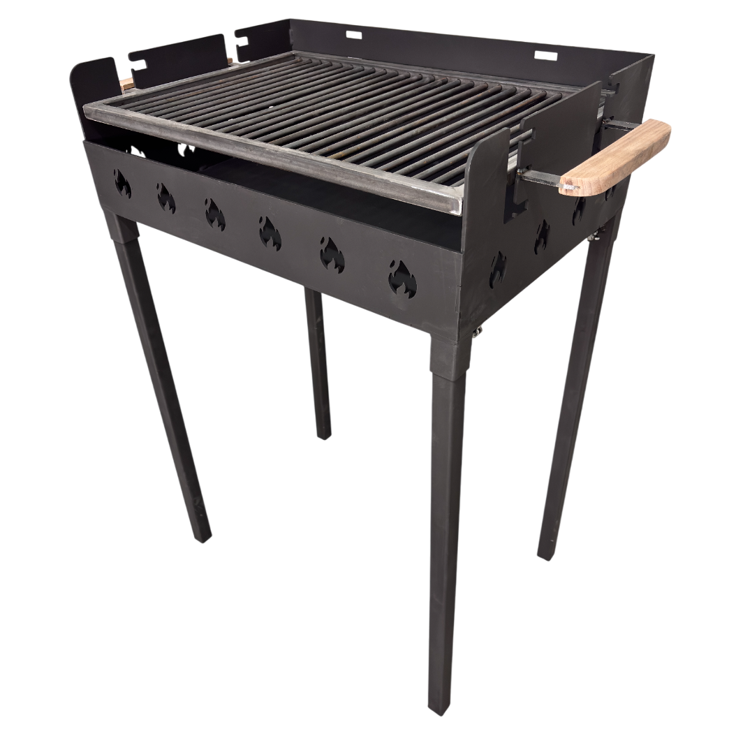 Gratar Gradina cu bare rotunde din otel Personalizabil , reglabil  65X45Xh95 CM