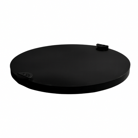 Capac Metalic pentru Gratar sau Focar – Rotund sau Patrat, Negru Mat | Protecție Premium pentru Fire Pit  Exterior