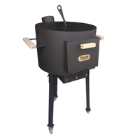 Soba pe lemne|4 in 1 |Plita Godin| Gratar Gradina|Pentru  Ceaun si Disc