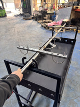 Protap Rotisor inox ,electric profesional 100 kg , porc ,purcel,vitel,berbecut,berbec ,cu focar reglabil, 160 cm x 60 cm