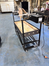 Protap Rotisor inox ,electric profesional 100 kg , porc ,purcel,vitel,berbecut,berbec ,cu focar reglabil, 160 cm x 60 cm