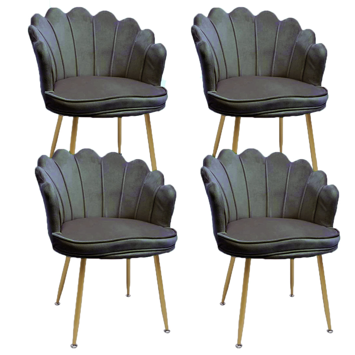 Scaun bucatarie set scaune dinning/sufragerie/hol/sala de asteptare, egonomic,husa catifea,scoica