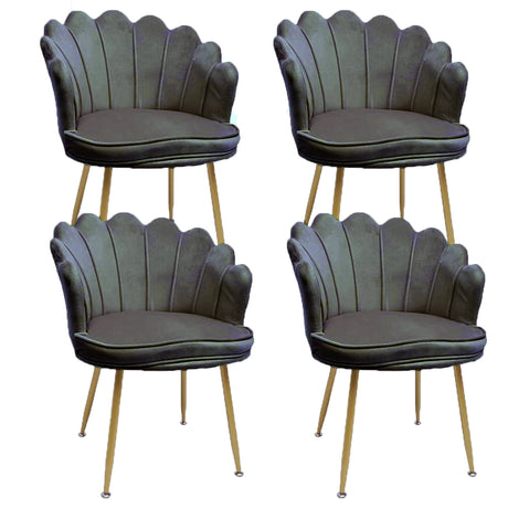 Scaun bucatarie set scaune dinning/sufragerie/hol/sala de asteptare, egonomic,husa catifea,scoica
