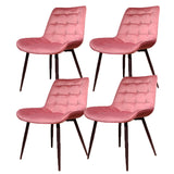 Scaun bucatarie set scaune dinning/sufragerie/hol/sala de asteptare, egonomic,husa catifea, picioare metalice