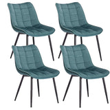 Scaun bucatarie set scaune dinning/sufragerie/hol/sala de asteptare, egonomic,husa catifea, picioare metalice