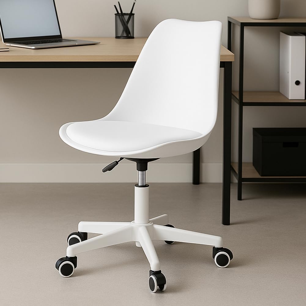 Scaun de birou, modern, cu spatar transparent, inaltime reglabila intre 40-50 cm