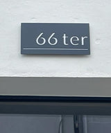 Numar casa/poarta/aparatament/usa , metalic, personalizat, negru, cnc