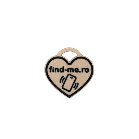 Medalion inteligent NFC Find-Me Sand Guardian pentru caini si pisici