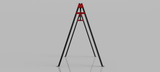 Leagan gradina copii/adulti, balansoar dublu de curte, metalic, cu accesorii incluse, cuib suspendat, 2,4x2,1m