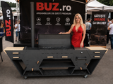 Gratar Gradina Mastodont Bucatarie Outdoor Mobila Premium  Cuptor Pizza,  Plita/Soba Blat Lemn Masiv