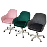 Scaun birou, modern, din catifea, cu inaltime reglabila intre 50-60 cm