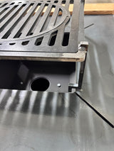 Gratar de  gradina  75x75 cm fire pit cu Plita 6, 8 sau 10 mm Otel dur