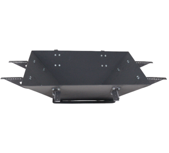 Sistem de prindere metalic pentru blat de lemn, coltare metalice firepit/gratar