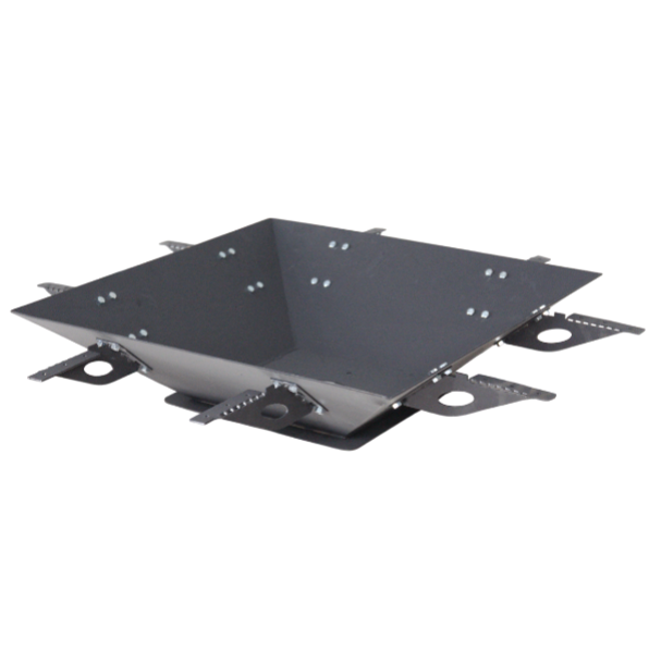 Sistem de prindere metalic pentru blat de lemn, coltare metalice firepit/gratar