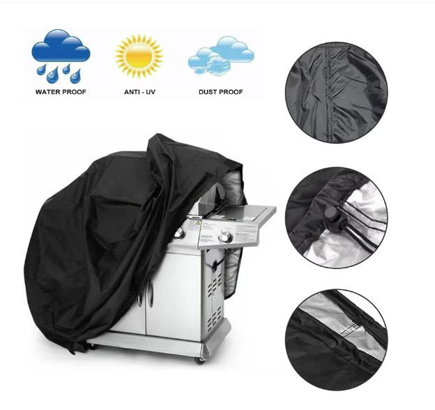 Husă Protecție Grătar, material Oxford, exterior/interior, Impermeabilă 150x100x125