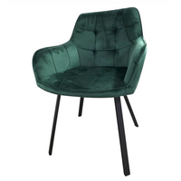 Scaun bucatarie, scaun bar, scaun dining, scaun tapitat, cadru metalic, perna burete, elegant, ergonomic, verde