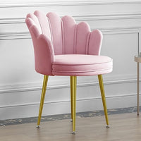 Scaun bucatarie, dining, tapitat, catifea, cadru metalic, elegant