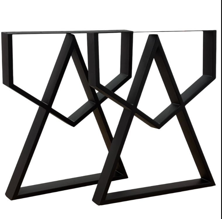 Masa lemn de tei, cu picioare metal, 200x95x78 cm, Elisabeta