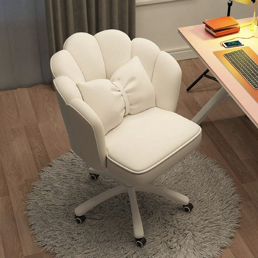 Scaun hidraulic, cu spatar, roti, catifea, birou, bar, salon, cosmetica, manichiura, pedichiura, 60l x 83h cm