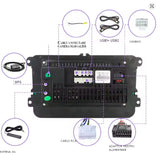 Mp5 player auto, navigatie, radio multimedia VW cu Mirroring Android/iOS, hărți offline, control pe volan, bluetooth 5.0