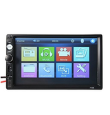 Navigație auto touchscreen Golf 4 / Polo MP5 Player 7010B cu cameră marșarier – Ecran 7 inch, MirrorLink, Bluetooth, compatibil Android & iOS, cu ramă inclusă