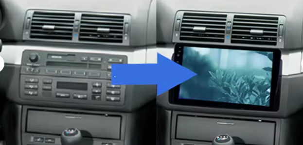 Navigație Android 7 inch Audi A3 cu ramă dedicată și GPS, Sistem multimedia, BLUETOOTH, TOUCHSCREEN