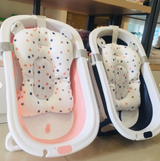 Cadita de baie pliabila cu perna detasabila, termometru si casca protectie urechi , reglabila 0-36 luni