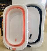 Cadita de baie pliabila cu perna detasabila, termometru si casca protectie urechi , reglabila 0-36 luni