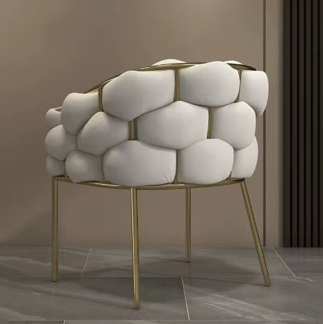 Scaun bucatarie, scaun dining, cu picioare aurii, 53x45x74 cm