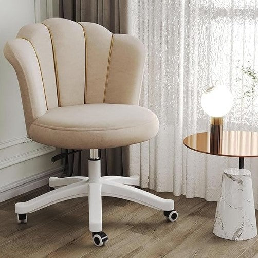 Scaun birou, modern, catifea, ergonomic, rotativ, inaltime reglabila intre 40-50 cm
