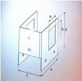Suport lemne de foc din fier organizator
