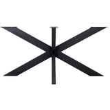 Picior metalic masa spider, negru, bucatarie/dining,  70x71x108cm