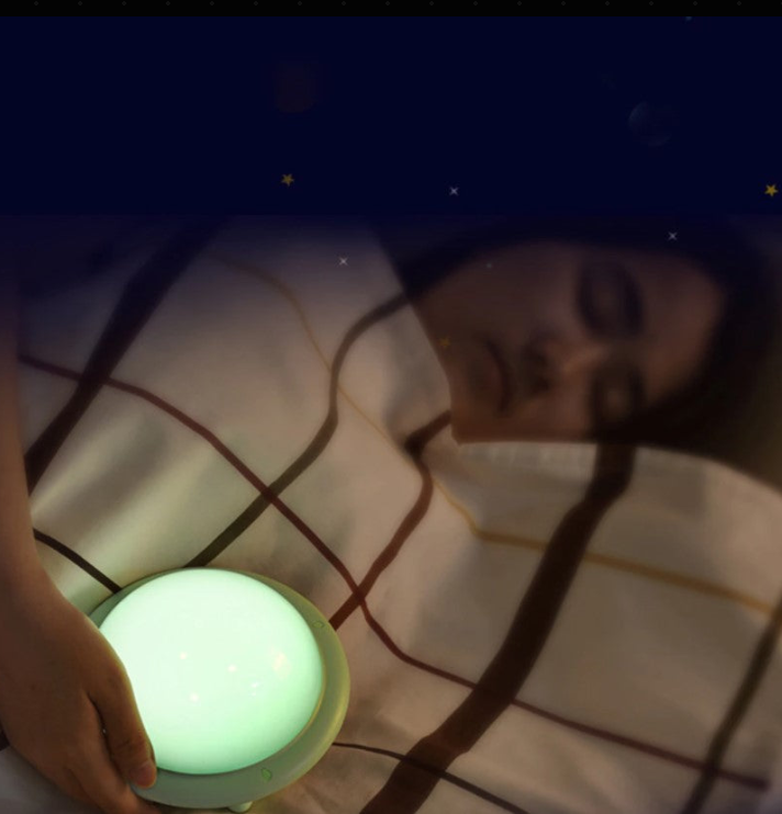 Lampa de veghe constelatii tip ozn, pentru copii, 3 culori, lumina reglabila, 3 filme de proiectie, alb