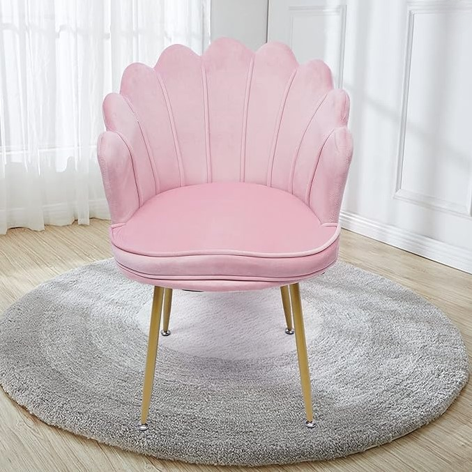 Scaun bucatarie, dining, tapitat, catifea, cadru metalic, elegant