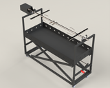 Protap Rotisor inox ,electric profesional 100 kg , porc ,purcel,vitel,berbecut,berbec ,cu focar reglabil, 160 cm x 60 cm