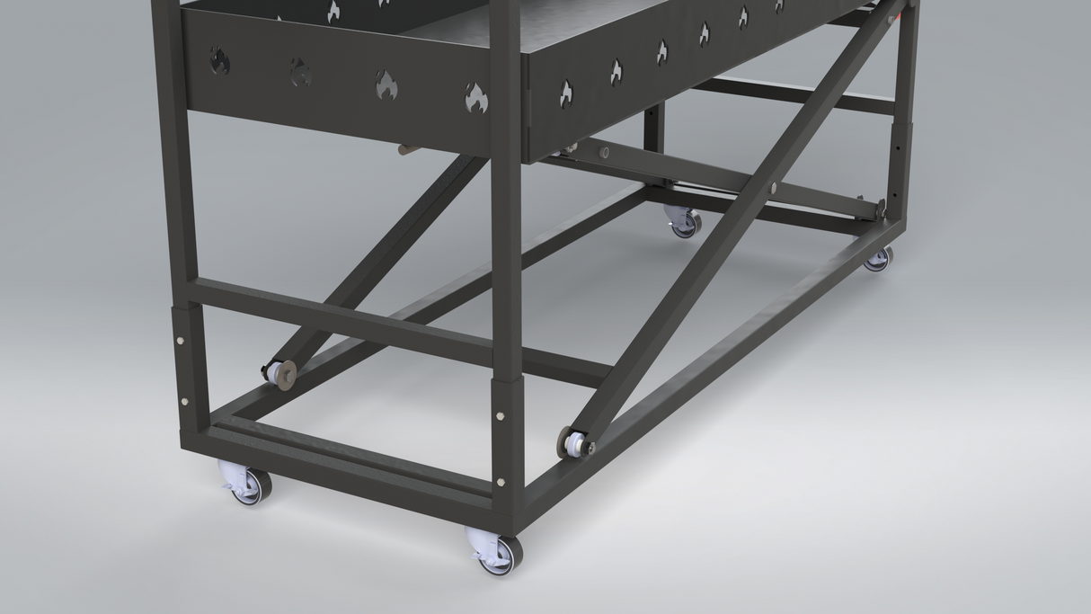 Protap Rotisor inox ,electric profesional 100 kg , porc ,purcel,vitel,berbecut,berbec ,cu focar reglabil, 160 cm x 60 cm