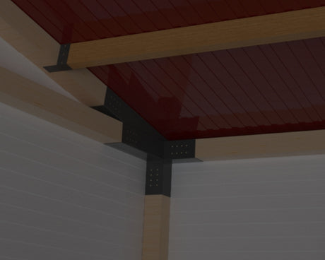 Casa modulara , 3x4 m ,Tiny house,Sopron , Magazie Gradina /Deozitare  cu imbinari din fier / structura din lemn