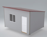 Casa modulara , 3x4 m ,Tiny house,Sopron , Magazie Gradina /Deozitare  cu imbinari din fier / structura din lemn