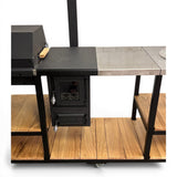 Ansamblu de gatit modular| gratar gardina carbuni| plita| sobita| blat inox| chiuveta